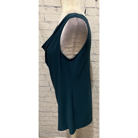 Clara Sun Woo Tank Top Sleeveless Shirt Scoop Neck Stretch Size Large - Picture 3 of 6